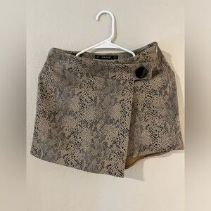 Stylish Snake Print Skirt Zara